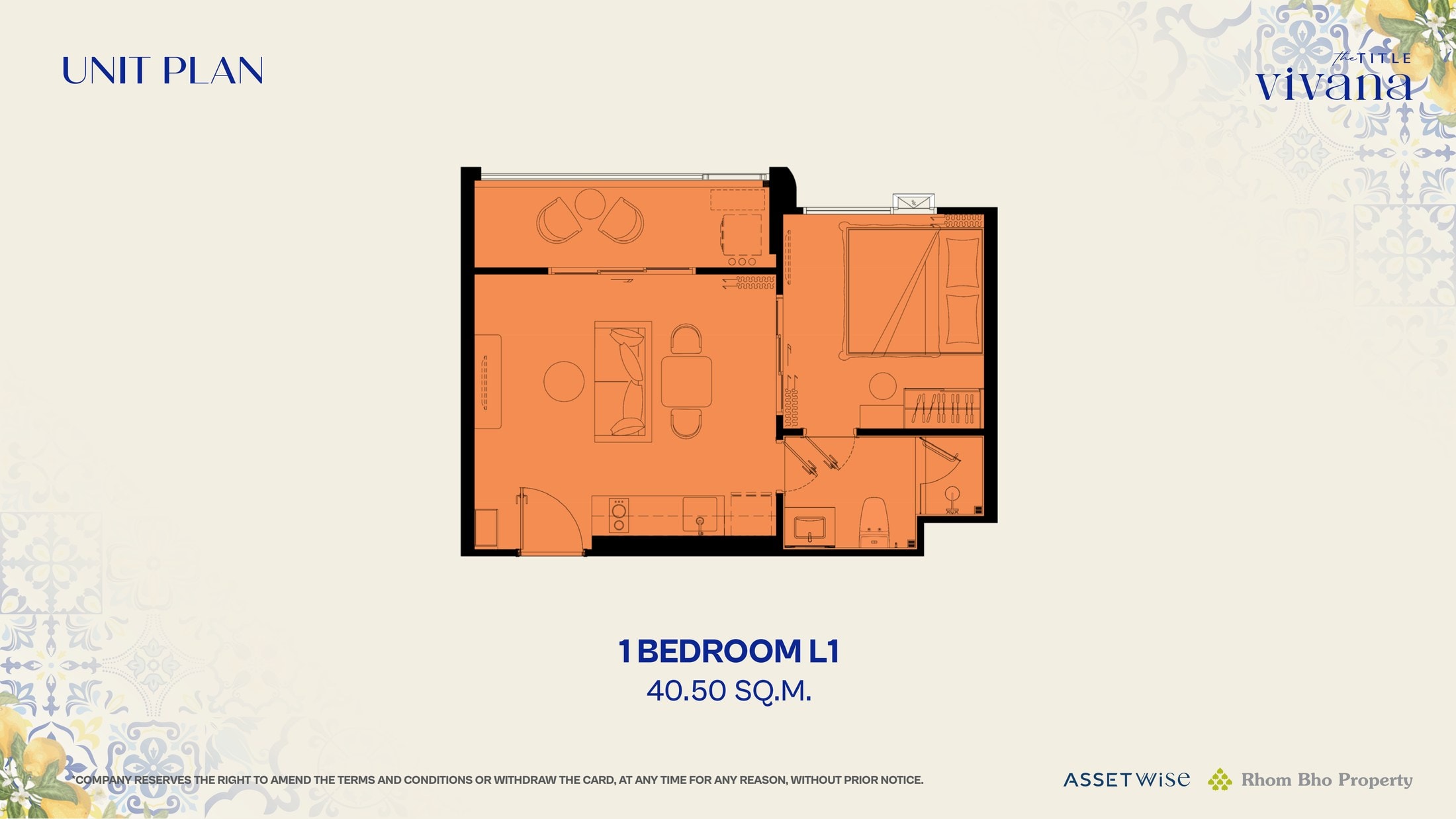 1 BEDROOM L1