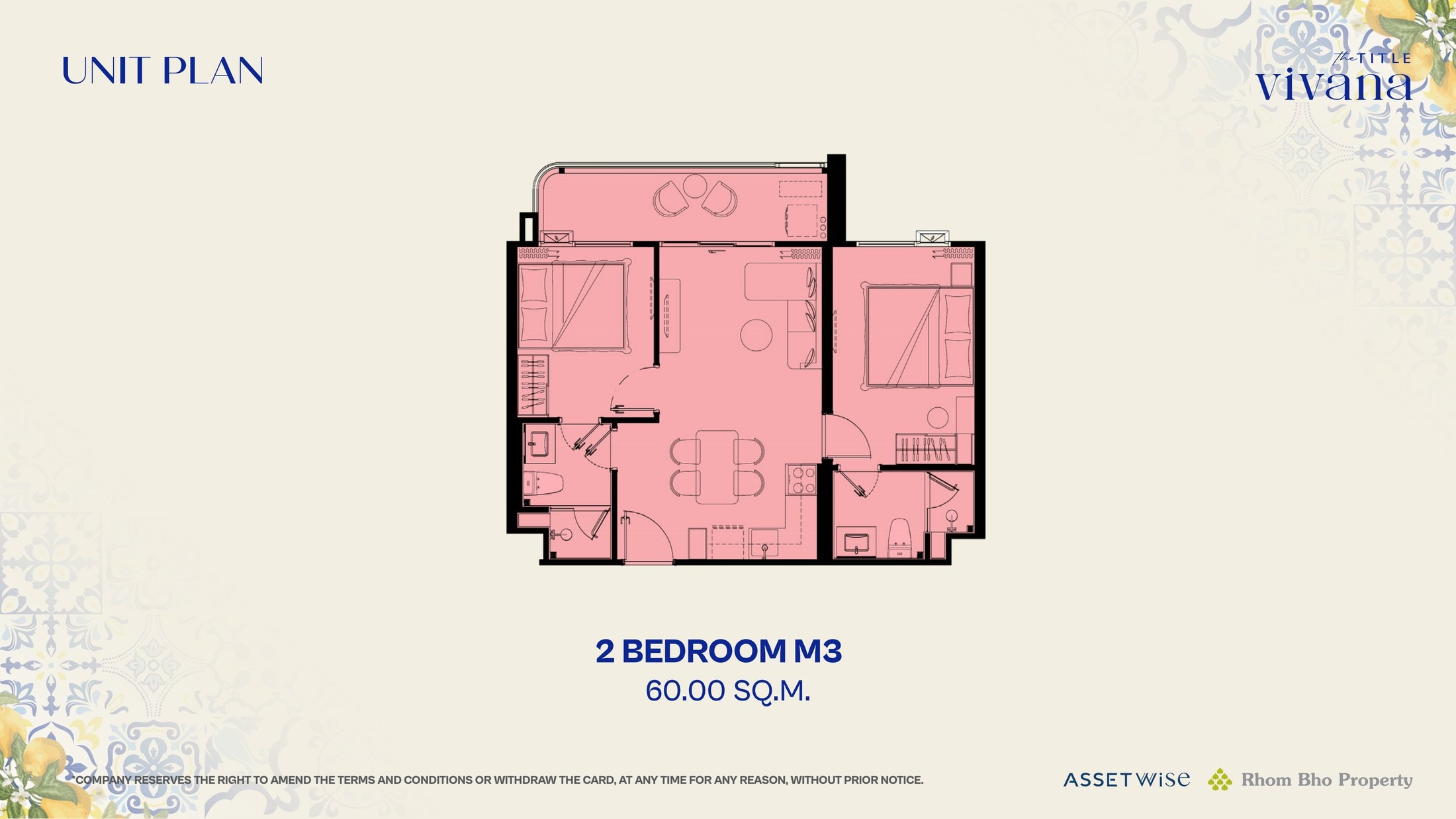 2 BEDROOM M3