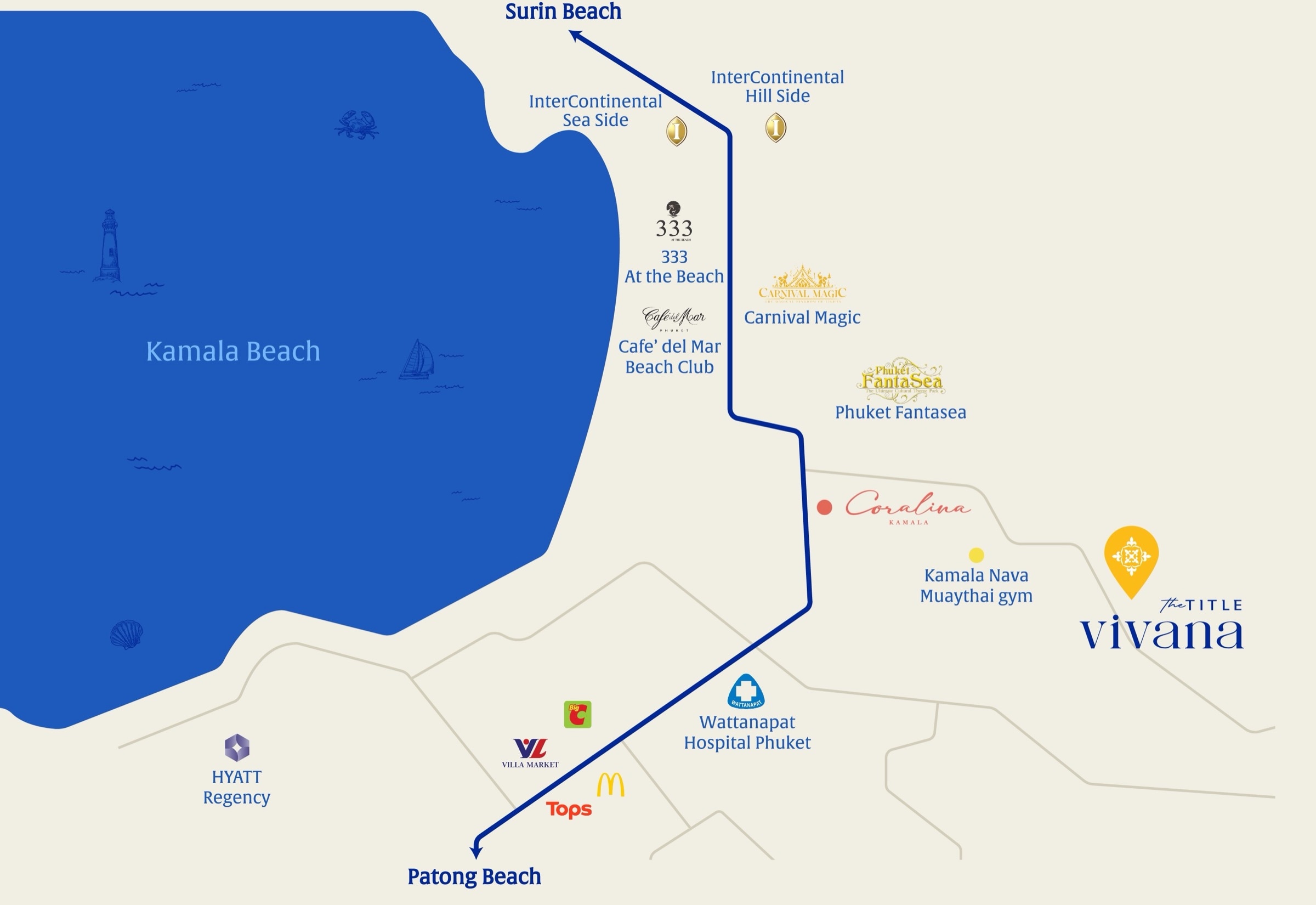 The Title Vivana location map